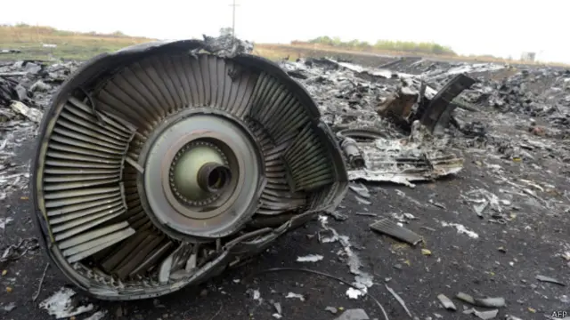 Обломок лайнера