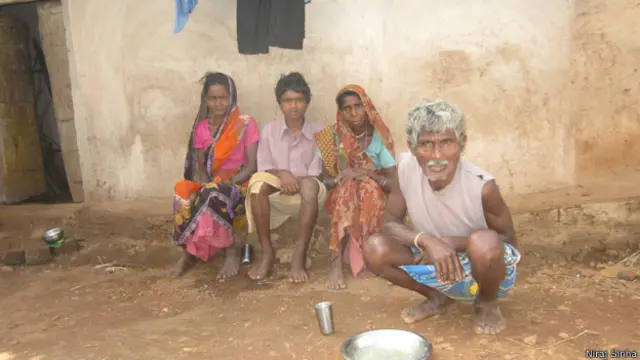 झारखंड का ग़रीबी रेखा से नीचे का परिवार