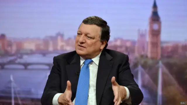 Баррозу в студии Эндрю Марра