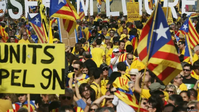 Manifestación pro-independencia.