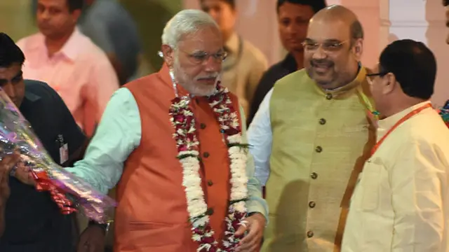 மோடியுடன் அமித் ஷா