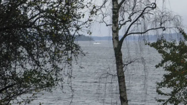 снимок объекта в море