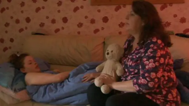 Beth Goodier con su madre