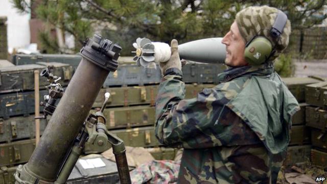 الجيش الاوكراني ينفي استخدامه اسلحة محرمة دوليا 