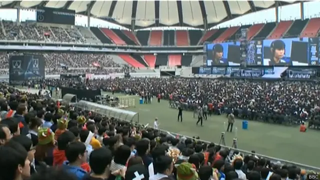 La final fue presenciada por 40.000 en el estadio Mundialista de Seúl, que fue sede de la inauguración del Mundial de 2002.