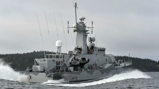 瑞典方面加大了在斯德哥尔摩海域对一艘神秘船只的搜索工作。