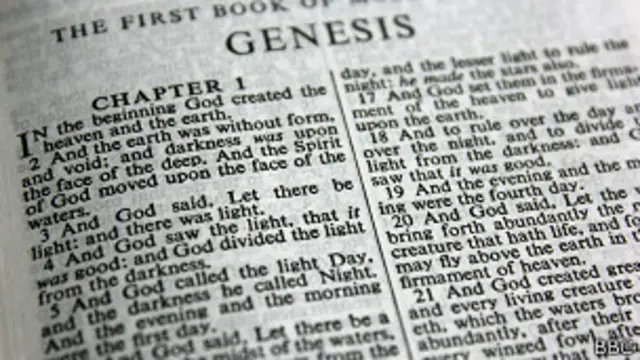 Página de la Biblia del Rey Jaime