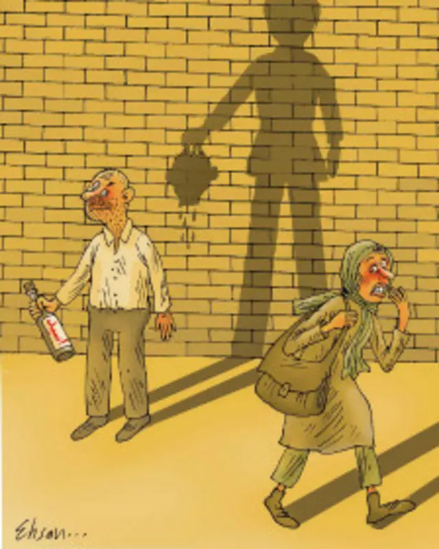 کارتون احسان گنجی