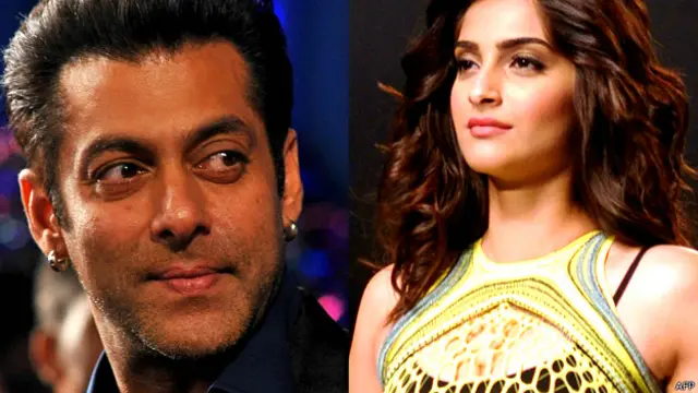 سونم کے ساتھ رومانوی سین کرنے سے قبل سلمان نے خود سے نے سے آدھی عمر کی کئی اداکاراؤں کے ساتھ بڑے آرام سے رومانی سین کر چکے ہیں