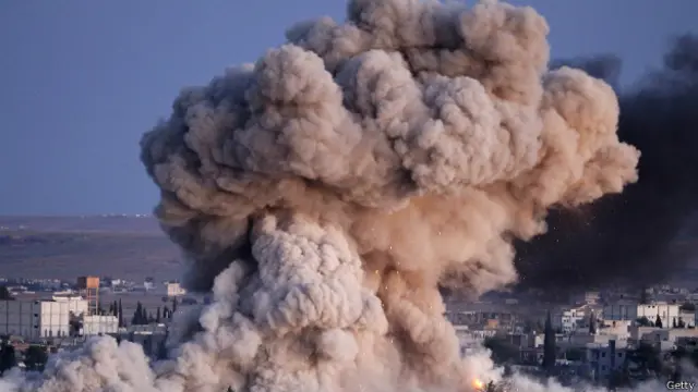 Explosão em Kobane