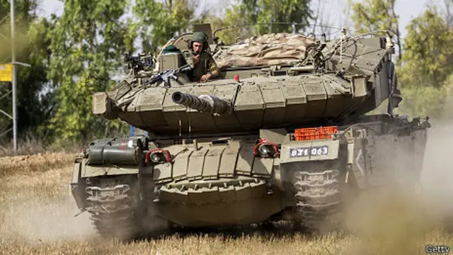 Современный израильский танк "Меркава"