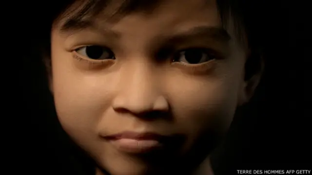 Sweetie, una niña virtual filipina de 9 años de edad, parte de una operación anti pedofilia de la organización pro derechos humanos Terre des Hommes
