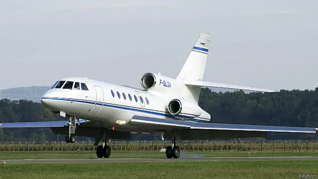 Falcon 50 EX с регистрационным номером F-GLSA 9 октября 2012 года
