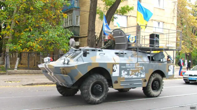 БРДМ на улице Одессы