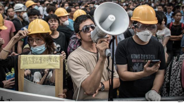 Демонстрации в Гонконге