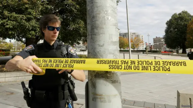 Policía acordona área del ataque