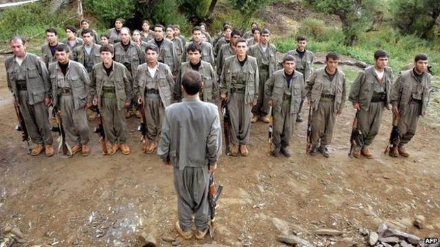 مقاتلين من حزب العمال الكردستاني
