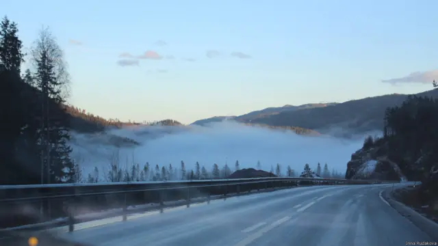 дорога в Норвегии