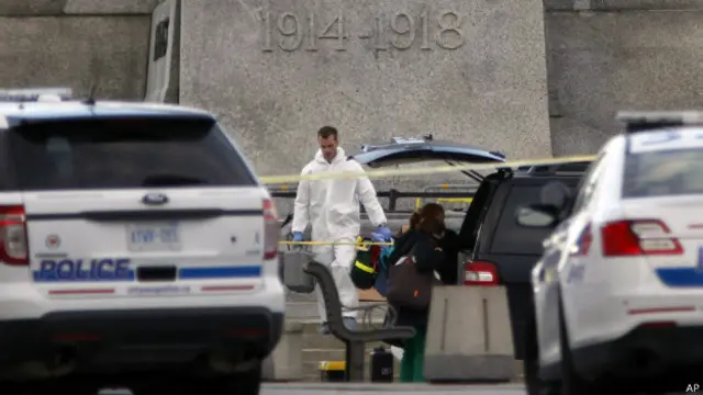 Криминологи на месте стрельбы