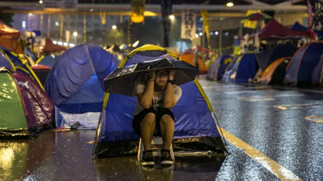 香港“占中”示威者