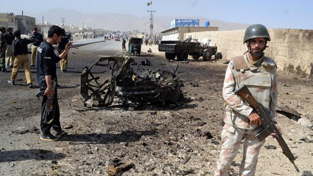 Atentado con bomba en Quetta, Pakistán