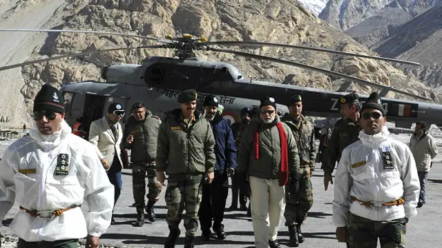 सियाचिन में नरेंद्र मोदी