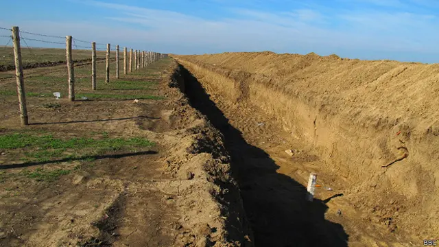 противотанковый ров у Чонгара