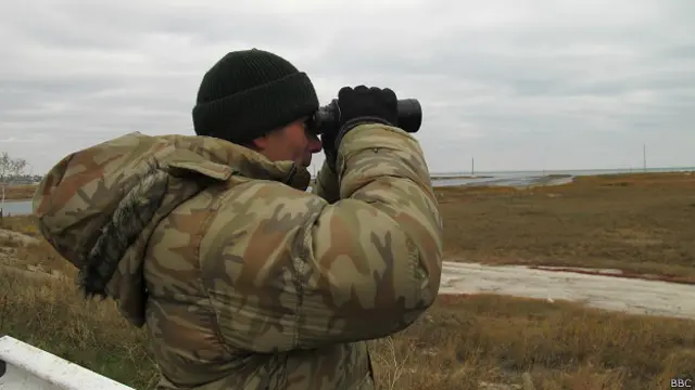 охотник в Приазовье