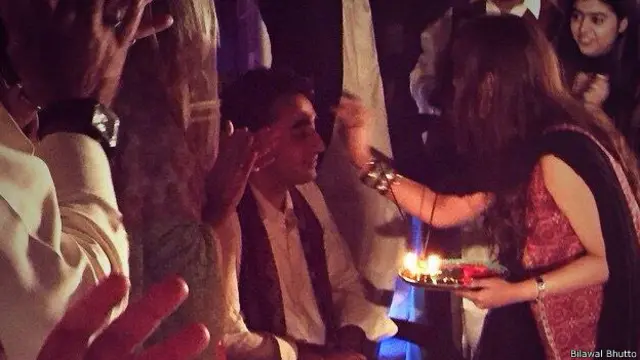 बिलावल भुट्टो ने मनाई दिवाली