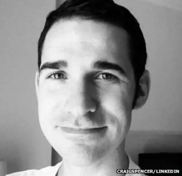 Крейг Спенсер нещодавно повернувся із Гвінеї 