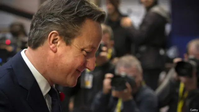 卡梅伦说，欧盟要求英国交附加费是“不能接受的”。