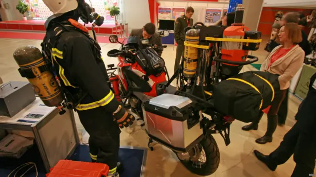 Пожарный мотоцикл