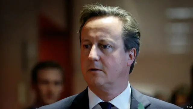 David Cameron se mostró "francamente enfadado".