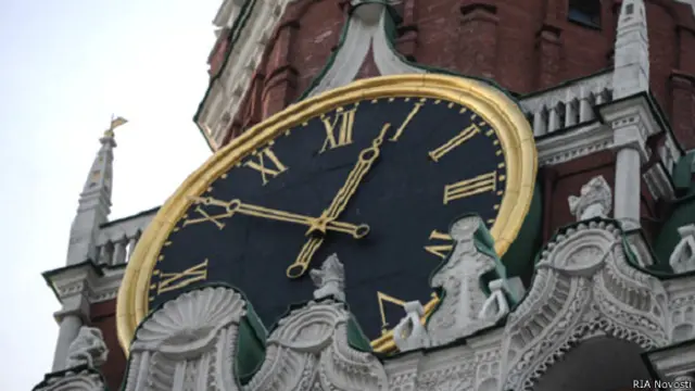 Кремлевские часы на Спасской башне