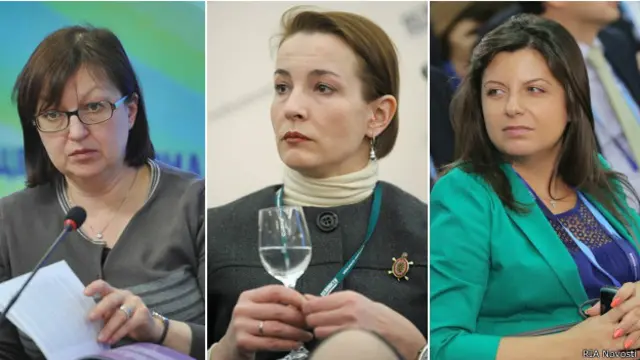 Галина Тимченко, Татьяна Лысова и Маргарита Симоньян