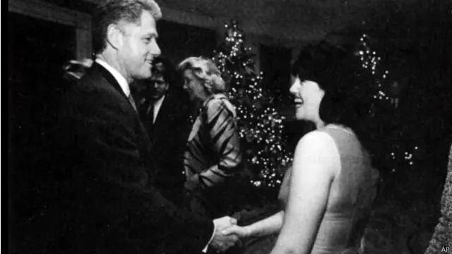 मोनिका लेविंस्की और बिल क्लिंटन,