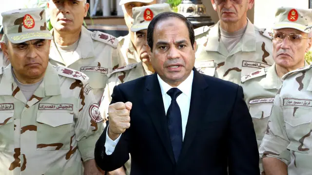 عبدالفتاح السیسی نے سنیچر کو مصر کی مسلح افواج کی سپریم کونسل کے اجلاس کی صدارت کی