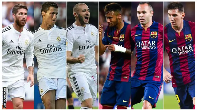Cả Real và Barca đều sở hữu những cầu thủ xuất sắc