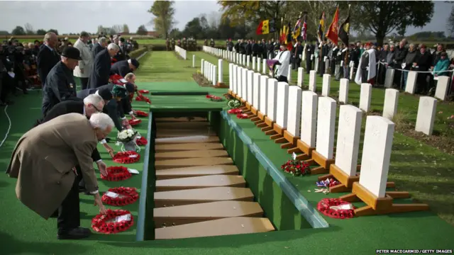 ब्रितानी सैनिकों के अवशेष