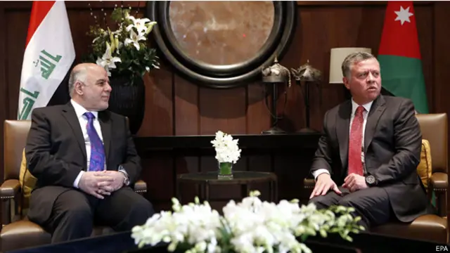 اجتمع العبادي بالعاهل الاردني عبدالله الثاني