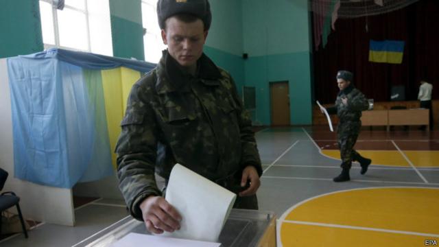 Голосование на Украине