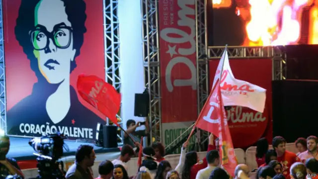 Los "petistas" celebran la victoria de su líder.