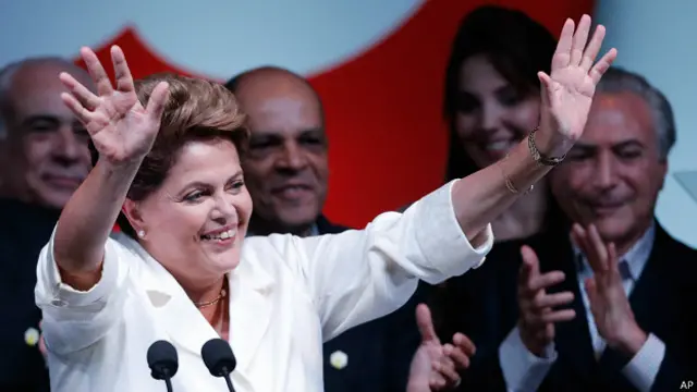 El primer agradecimiento de Rousseff fue para el expresidente Lula.