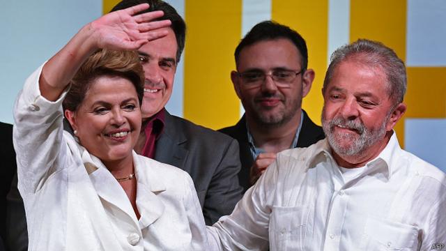 Dilma y Lula