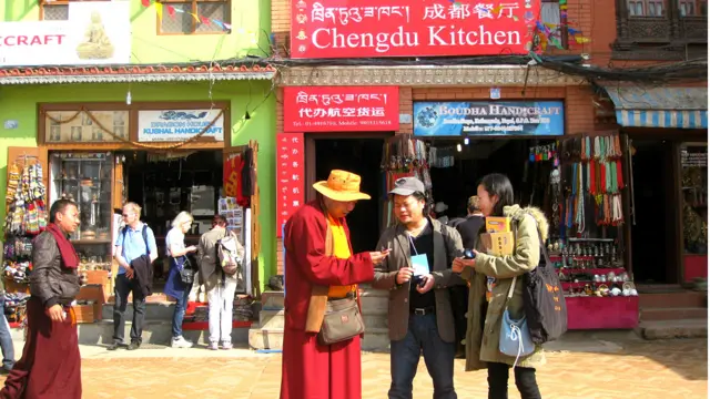 चीनी पर्यटक, काठमांडू