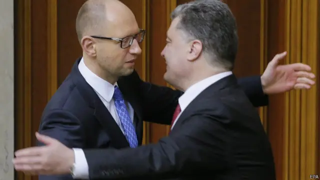 Яценюк і Порошенко