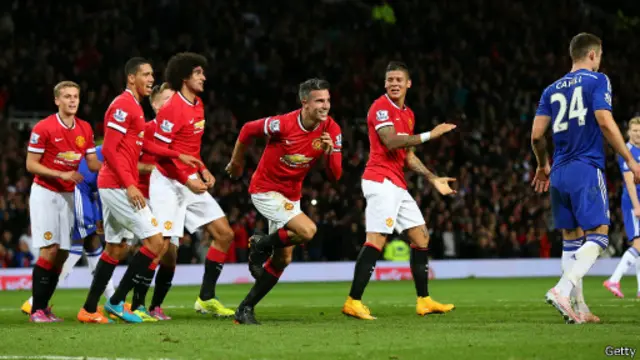 Robin van Persie gỡ hòa cho Manchester United