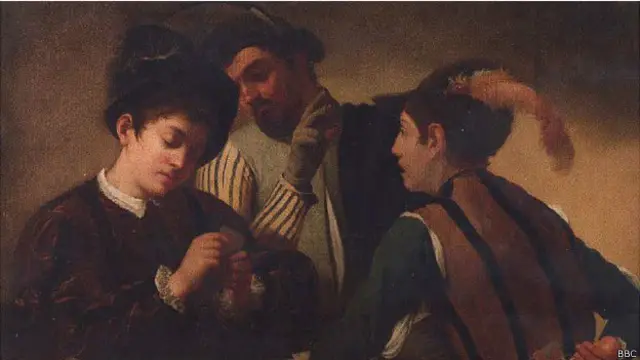 "Los jugadores de cartas", un óleo que muestra a un hombre rico mientra es engañado por dos tramposos durante un juego de cartas, es objeto de una batalla legal.