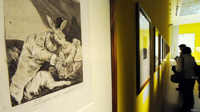 На выставке работ Франсиско Гойи