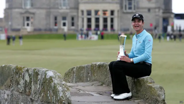 La mexicana Lorena Ochoa fue la primera mujer en ganar un torneo de golf en el mítico escenario de St. Andrews, en 2007.